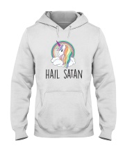 Hail Satan Cute Funny Unicorn Shirt Hooded Sweatshirt thumbnail