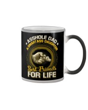 Asshole Dad And Smartass Daughter TShirt Color Changing Mug thumbnail