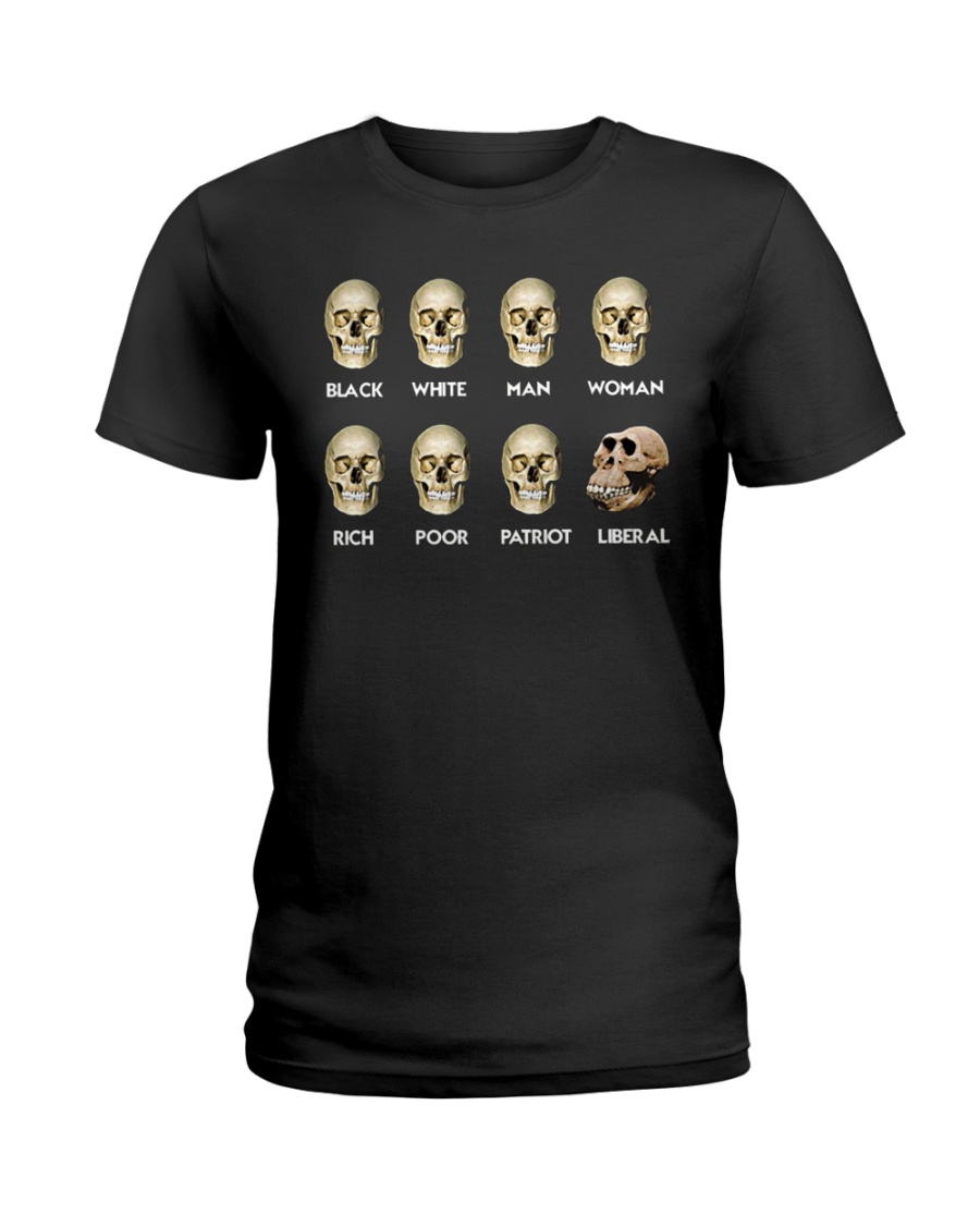 Black White Man Woman Rich T-Shirt Ladies T-Shirt
