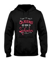 Queens Are Born In September Birthday T-shirt Hooded Sweatshirt thumbnail