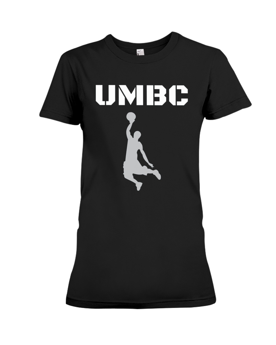UMBC Retrievers Basketball Shirt Premium Fit Ladies Tee