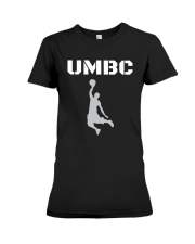 UMBC Retrievers Basketball Shirt Premium Fit Ladies Tee front