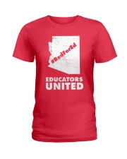 Red For Ed Educators United T-Shirt Ladies T-Shirt thumbnail