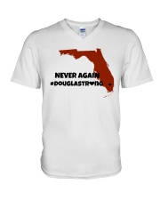 Never Again Douglas Strong T-Shirt V-Neck T-Shirt thumbnail