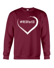 Hashtag RedForEd Shirt Crewneck Sweatshirt thumbnail