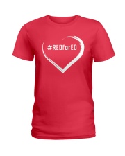 Hashtag RedForEd Shirt Ladies T-Shirt thumbnail