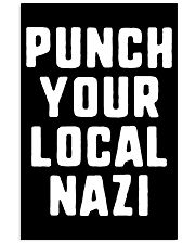 Punch Your Local Nazi T-Shirt 24x36 Poster thumbnail