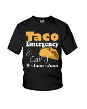 Taco Emergency Call 9 Juan Juan Tee Youth T-Shirt thumbnail