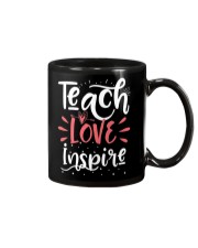 Teach Love Inspire Teacher Teaching T-Shirt Mug thumbnail