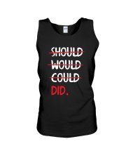 Should Would Could Did T-Shirt Unisex Tank thumbnail
