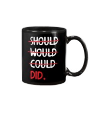 Should Would Could Did T-Shirt Mug thumbnail