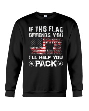 If This Flag Offends You Shirt Crewneck Sweatshirt thumbnail