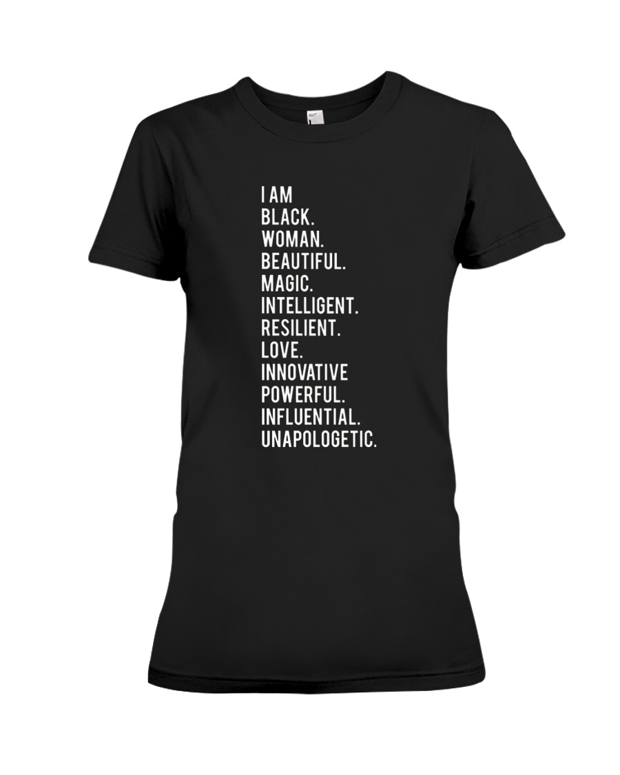 Woman Black History Month 2018 T-Shirt Premium Fit Ladies Tee