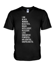 Woman Black History Month 2018 T-Shirt V-Neck T-Shirt thumbnail