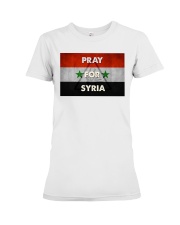 Pray For Syria Shirt Premium Fit Ladies Tee thumbnail