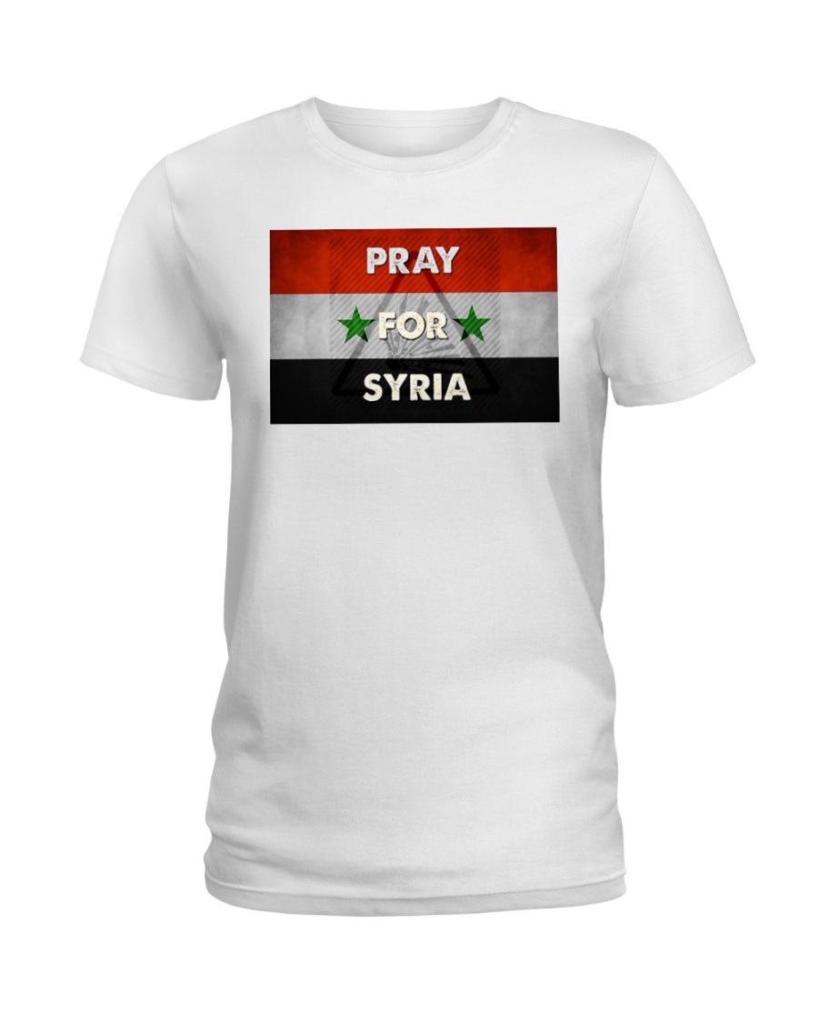 Pray For Syria Shirt Ladies T-Shirt