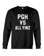 Pittsburgh Vs All Yinz Tee Shirt Crewneck Sweatshirt thumbnail