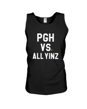 Pittsburgh Vs All Yinz Tee Shirt Unisex Tank thumbnail