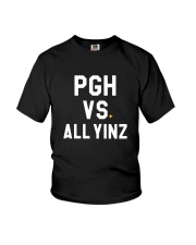 Pittsburgh Vs All Yinz Tee Shirt Youth T-Shirt thumbnail