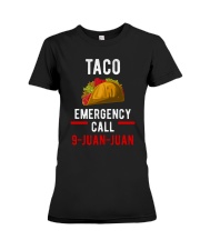 Emergency Call 9 Juan Juan Shirt Premium Fit Ladies Tee front