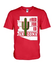 Redfored Arizona Teachers United Shirt V-Neck T-Shirt thumbnail