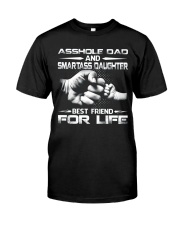 Asshole Dad And Smartass Daughter Shirts Premium Fit Mens Tee thumbnail