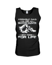 Asshole Dad And Smartass Daughter Shirts Unisex Tank thumbnail