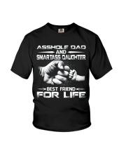 Asshole Dad And Smartass Daughter Shirts Youth T-Shirt thumbnail