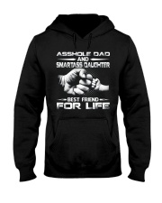 Asshole Dad And Smartass Daughter Shirts Hooded Sweatshirt thumbnail