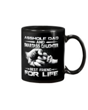 Asshole Dad And Smartass Daughter Shirts Mug thumbnail