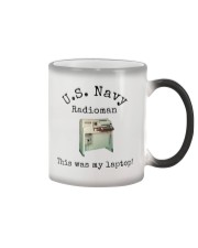 US Navy Radioman T-Shirt Color Changing Mug thumbnail