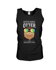 Otter With Rainbow Sunglasses T-Shirt Unisex Tank thumbnail