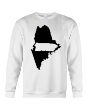 MAP PUERTO RICO IN MAINE Crewneck Sweatshirt tile