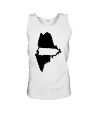 MAP PUERTO RICO IN MAINE Unisex Tank tile