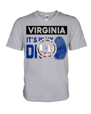 Virginia It's In My DNA V-Neck T-Shirt tile