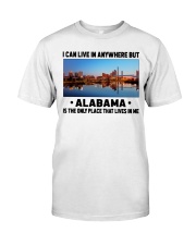 Alabama Only Place Lives In Me Classic T-Shirt tile
