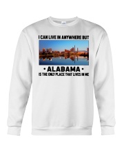 Alabama Only Place Lives In Me Crewneck Sweatshirt tile