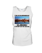 Alabama Only Place Lives In Me Unisex Tank tile