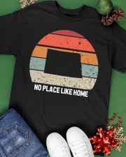 North Dakota No Place Like Home Classic T-Shirt apparel-classic-tshirt-lifestyle-back-69