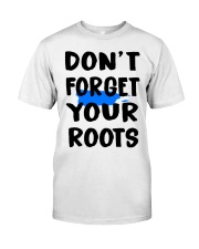 Puerto Rico Map Don't Forget Your Roots Classic T-Shirt tile
