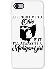 LIFE TOOK TO OHIO BE A MICHIGAN GIRL Phone Case tile