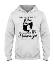 LIFE TOOK TO OHIO BE A MICHIGAN GIRL Hooded Sweatshirt tile