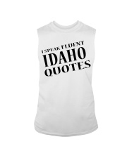 I Speak Fluent Idaho Quotes Sleeveless Tee tile