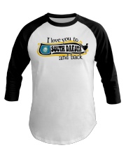I love you to South Dakota Baseball Tee tile