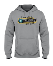 I love you to South Dakota Hooded Sweatshirt tile