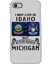 Began In Michigan - May Live In Idaho Phone Case tile