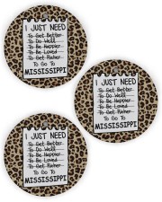I Just Need To Go To Mississippi Circle Ornament (Wood tile