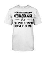 Nebraska Girl - But People Ruined Classic T-Shirt tile