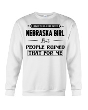 Nebraska Girl - But People Ruined Crewneck Sweatshirt tile