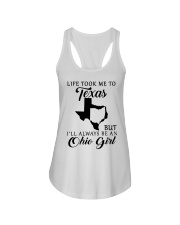 OHIO GIRL LIFE TOOK ME TO TEXAS Ladies Flowy Tank tile